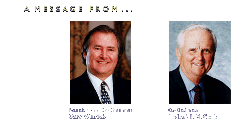 A message from Founder and Co-Chairman Gary Winnick and Co-Chairman Lodwrick M. Cook